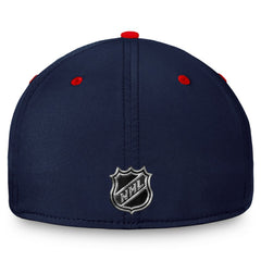 Washington Capitals Fanatics Authentic Pro Rink Two-Tone Flex Hat – Navy/Red