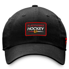 Chicago Blackhawks Fanatics Authentic Pro Prime Adjustable Hat – Black