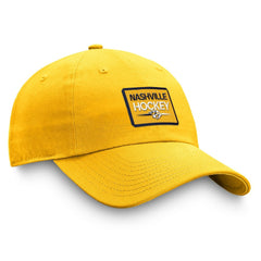 Nashville Predators Fanatics Authentic Pro Prime Adjustable Hat – Gold