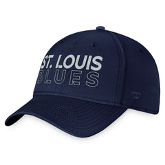 St. Louis Blues Fanatics Authentic Pro Road Flex Hat – Navy