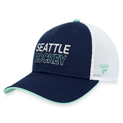 Seattle Kraken Fanatics Authentic Pro Rink Trucker Adjustable Hat