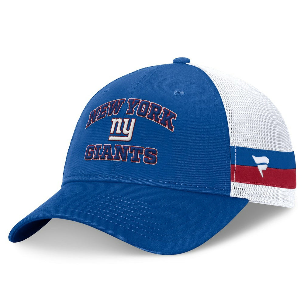 NFL New York Giants Fundamentals Side Stripe Trucker Adjustable Hat