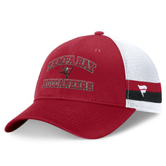NFL Tampa Bay Buccaneers Fundamentals Side Stripe Trucker Adjustable Hat