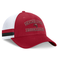 NFL Tampa Bay Buccaneers Fundamentals Side Stripe Trucker Adjustable Hat