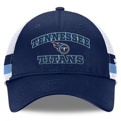 NFL Tennessee Titans Fundamentals Side Stripe Trucker Adjustable Hat