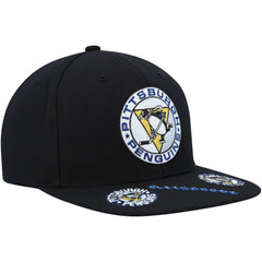 Pittsburgh Penguins Mitchell & Ness Vintage Hat Trick Snapback Hat