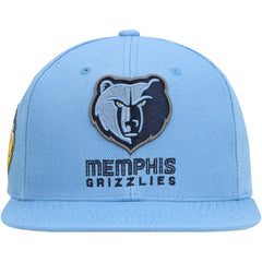 Memphis Grizzlies Side Core 2.0 Snapback Hat - Light Blue | Mitchell & Ness shop