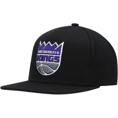 Sacramento Kings Side Core 2.0 Snapback Hat - Black | Mitchell & Ness discount