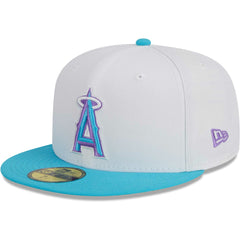Los Angeles Angels Vice 59FIFTY Fitted Hat - White | New Era