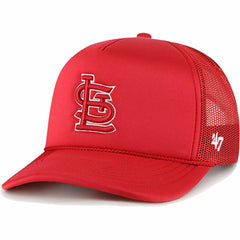 St. Louis Cardinals Foam Logo Trucker Adjustable Hat - Red | 47 brand