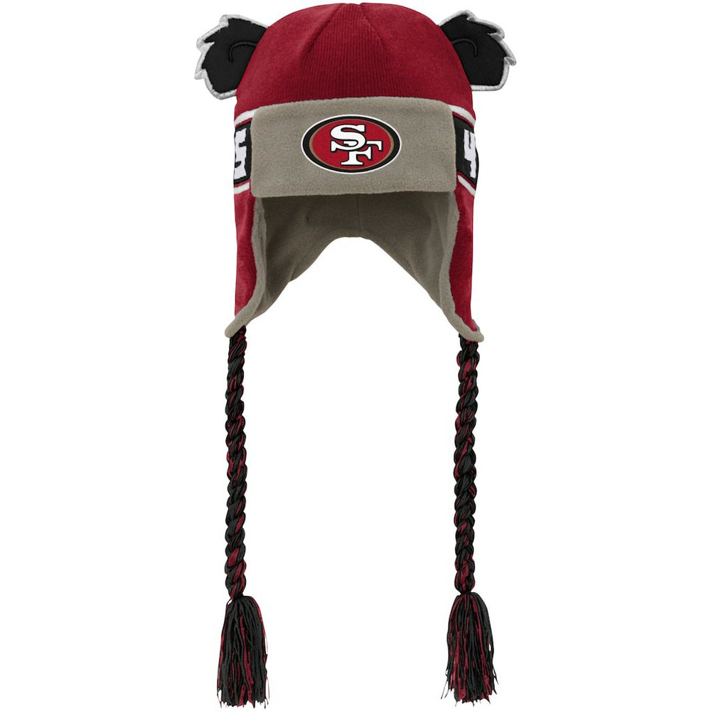 NFL San Francisco 49ers Youth Wordmark Ears Trooper Knit Hat