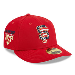San Francisco Giants 2023 Fourth of July Low Profile 59FIFTY Fitted Hat - Red | New Era
