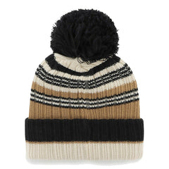 NFL New Orleans Saints '47 Women's Barista Cuffed Knit Hat with Pom
