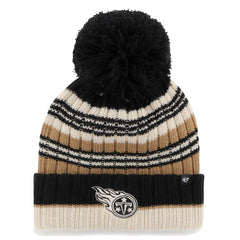 NFL Tennessee Titans '47 Women's Barista Cuffed Knit Hat with Pom