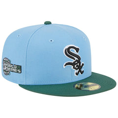 Chicago White Sox 2005 World Series 59FIFTY Fitted Hat - Sky Blue/Cilantro | New Era