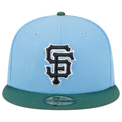 San Francisco Giants 2002 World Series 59FIFTY Fitted Hat - Sky Blue/Cilantro | New Era