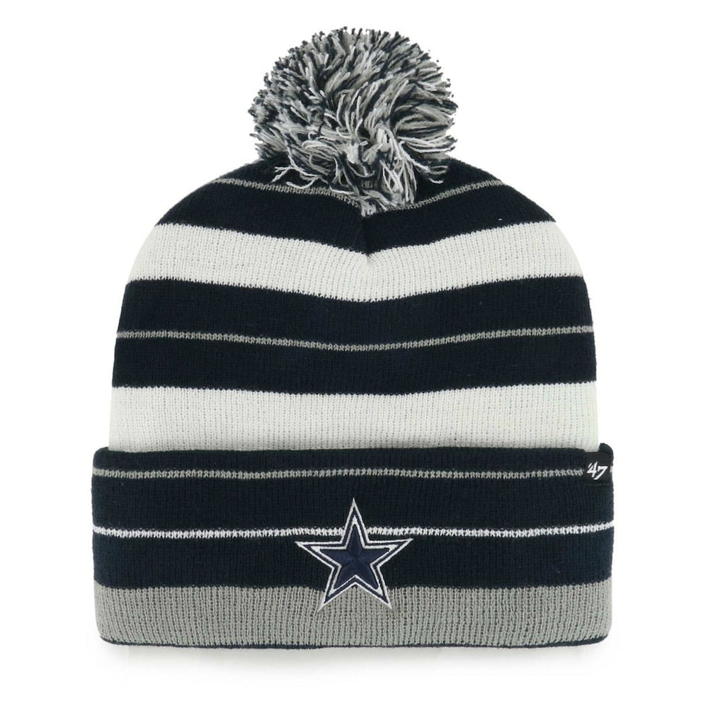 NFL Dallas Cowboys '47 Powerline Cuffed Knit Hat with Pom