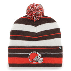 NFL Cleveland Browns '47 Powerline Cuffed Knit Hat with Pom