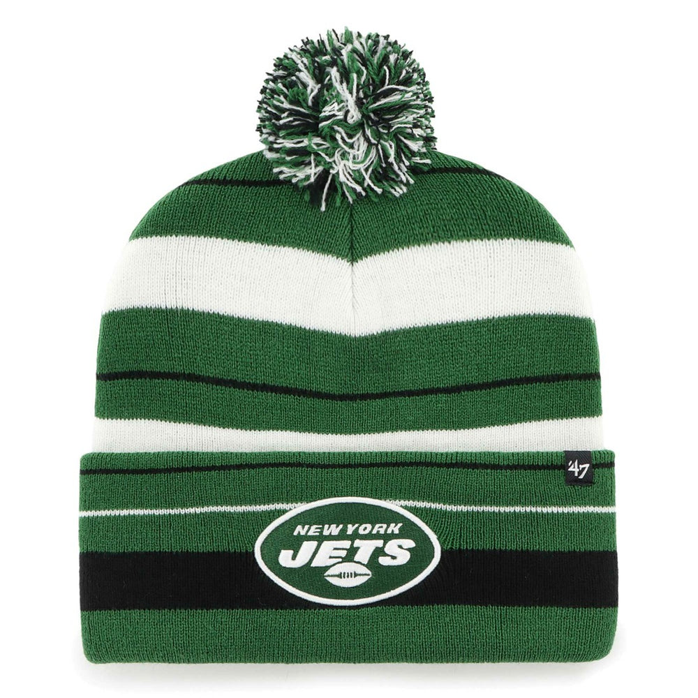 NFL New York Jets '47 Powerline Cuffed Knit Hat with Pom