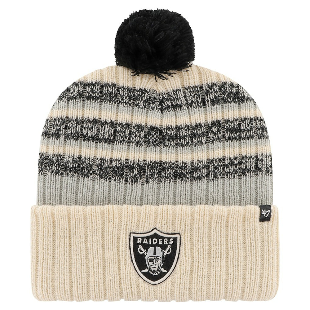 NFL Las Vegas Raiders '47 Tavern Cuffed Knit Hat with Pom