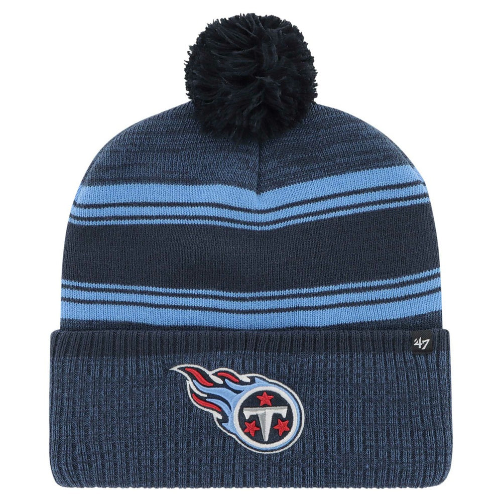 NFL Tennessee Titans '47 Fadeout Cuffed Knit Hat with Pom