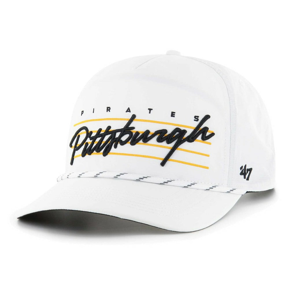 Pittsburgh Pirates 2023 City Connect Downburst Hitch Snapback Hat - White | 47 brand