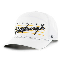 Pittsburgh Pirates 2023 City Connect Downburst Hitch Snapback Hat - White | 47 brand