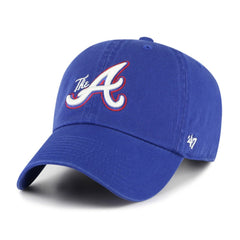 Atlanta Braves 2023 City Connect Clean Up Adjustable Hat - Royal | 47 brand