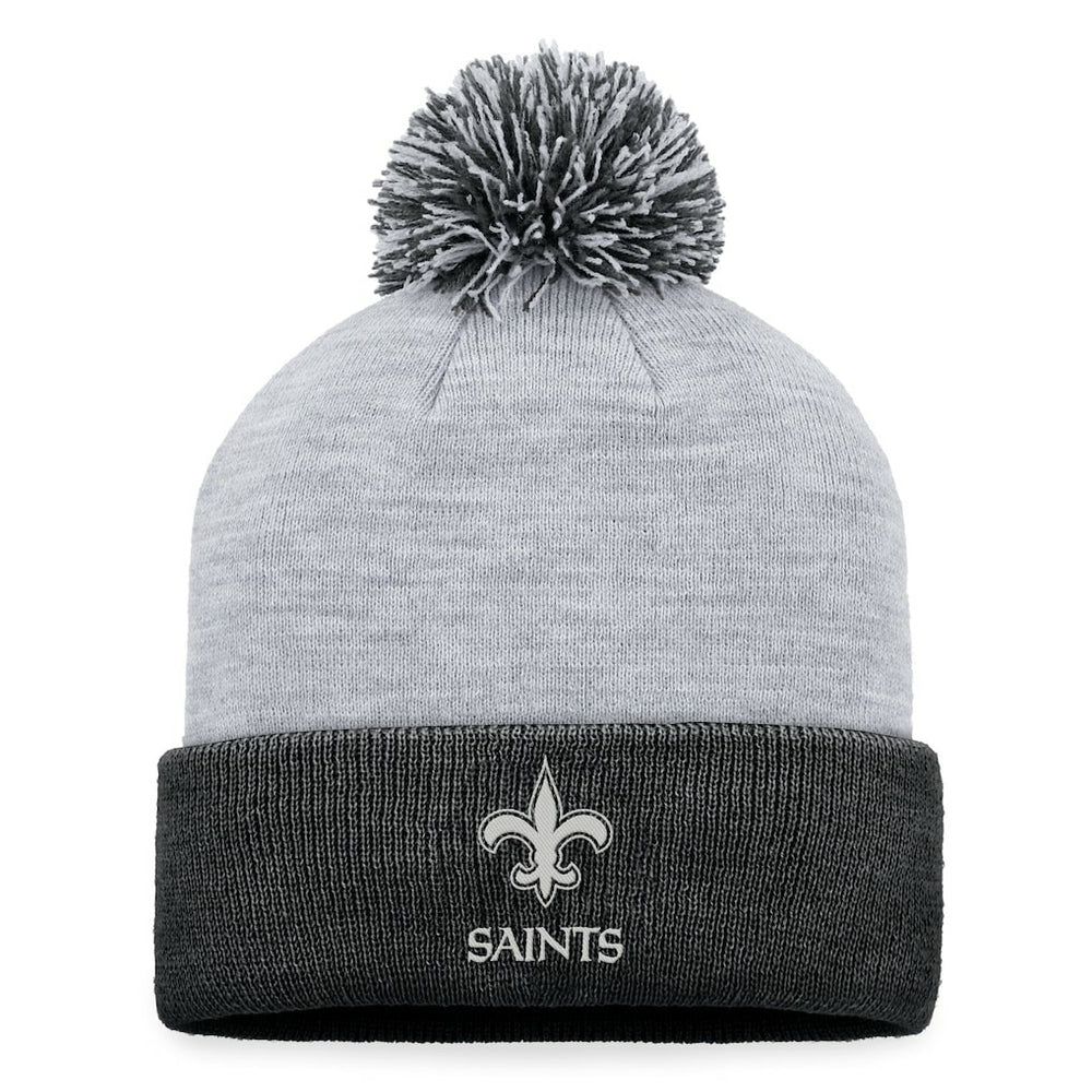 NFL New Orleans Saints Women's Cuffed Knit Hat with Pom