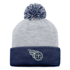 NFL Tennessee Titans Women's Cuffed Knit Hat with Pom