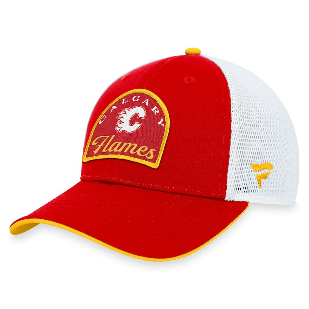 Calgary Flames Fanatics Fundamental Adjustable Hat