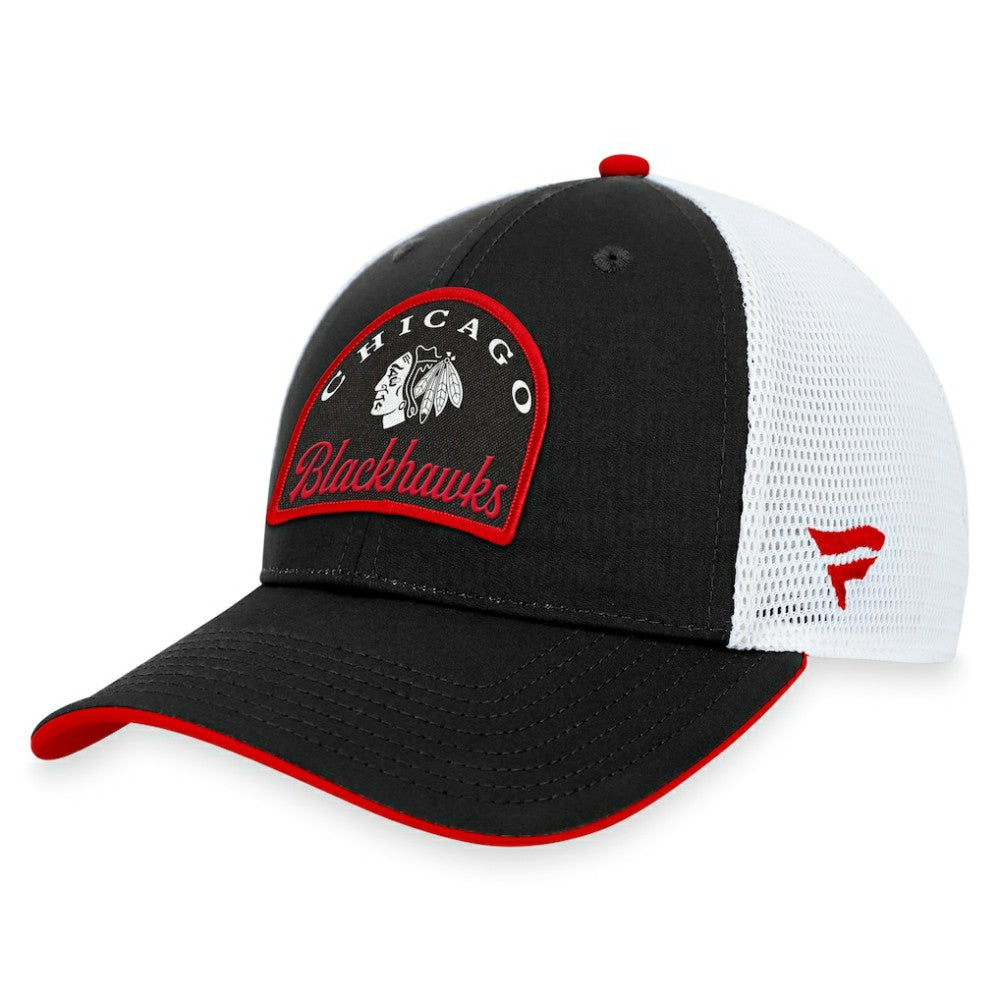 Chicago Blackhawks Fanatics Fundamental Adjustable Hat