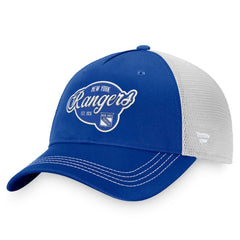 New York Rangers Fanatics Women's Fundamental Trucker Adjustable Hat