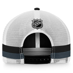 Vegas Golden Knights Fanatics Fundamental Striped Trucker Adjustable Hat