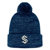 Seattle Kraken Fanatics Fundamental Cuffed Knit Hat with Pom