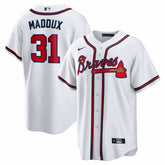 Greg Maddux Atlanta Braves Home Retired Player Replica Jersey - White | Nike