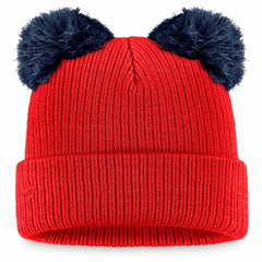 St. Louis Cardinals Women's Double Pom Cuffed Knit Hat - Red/Navy