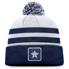 Houston Astros Cuffed Knit Hat with Pom - Gray