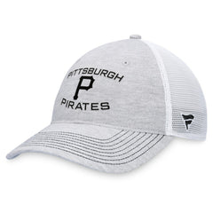 Pittsburgh Pirates Trucker Adjustable Hat - Gray