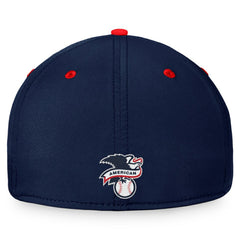 Boston Red Sox Stacked Logo Flex Hat - Navy/Red