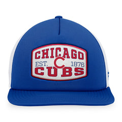 Chicago Cubs Foam Front Patch Trucker Snapback Hat - Royal
