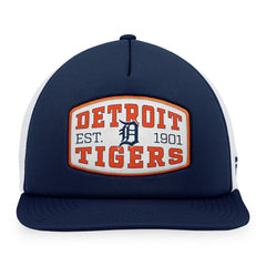 Detroit Tigers Foam Front Patch Trucker Snapback Hat - Navy