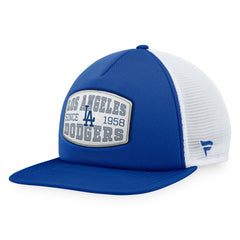 Los Angeles Dodgers Foam Front Patch Trucker Snapback Hat - Royal