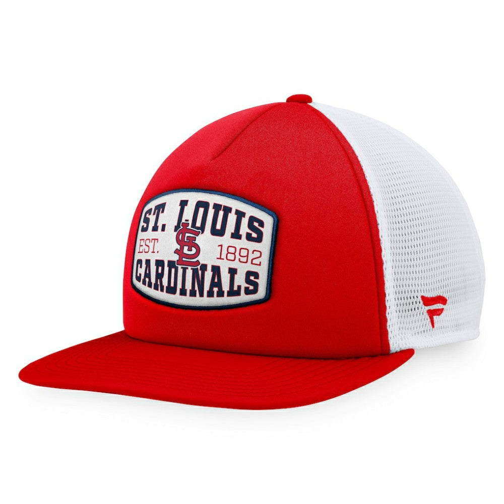 St. Louis Cardinals Foam Front Patch Trucker Snapback Hat - Red