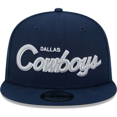 NFL Dallas Cowboys Main Script 9FIFTY Snapback Hat