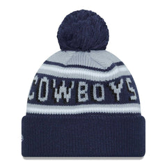 NFL Dallas Cowboys Youth Gridiron Classics Main Cuffed Knit Hat with Pom