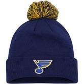 St. Louis Blues adidas COLD.RDY Cuffed Knit Hat with Pom