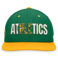 Athletics Cooperstown Collection Pro Snapback Hat - Green | Nike