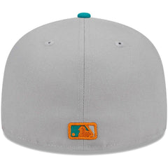 Chicago Cubs 59FIFTY Fitted Hat - Gray/Teal | New Era