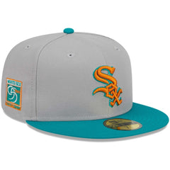 Chicago White Sox 59FIFTY Fitted Hat - Gray/Teal | New Era